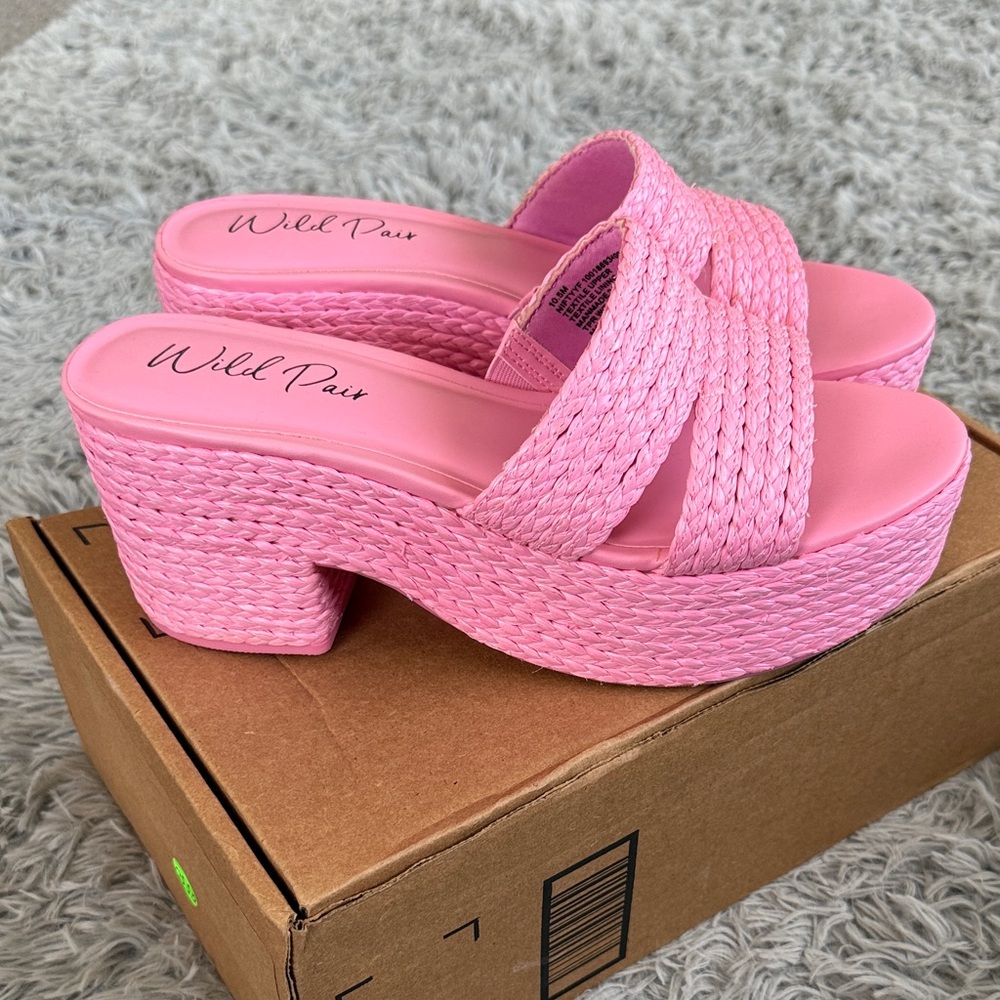 Wild Pair Vibrant Pink Platform Shoes